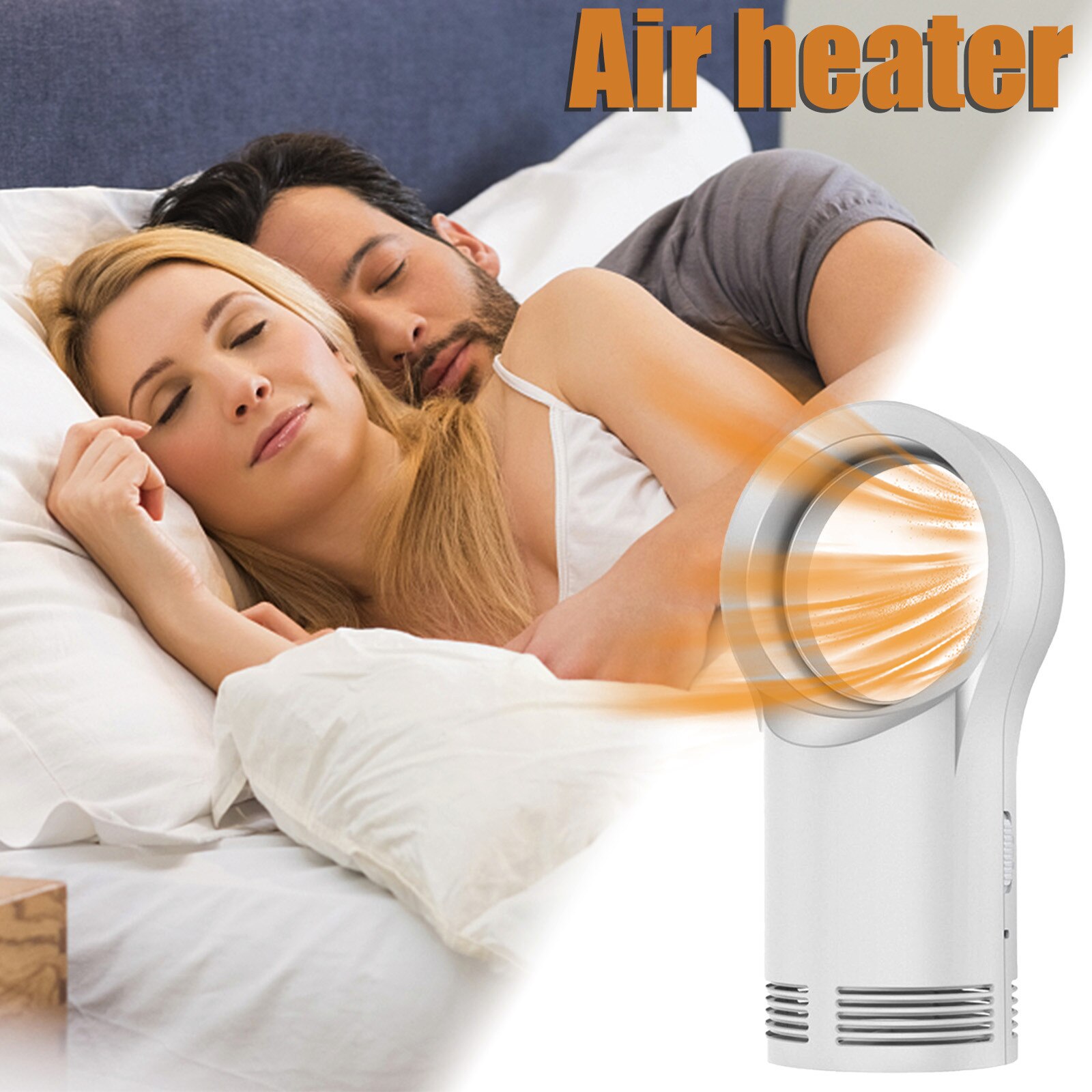 Leafless Electric Fan Home Desktop Bladeless Heaters Space Air Warmer Fan Adjustable Portable Thermostat Multifunctional Heater