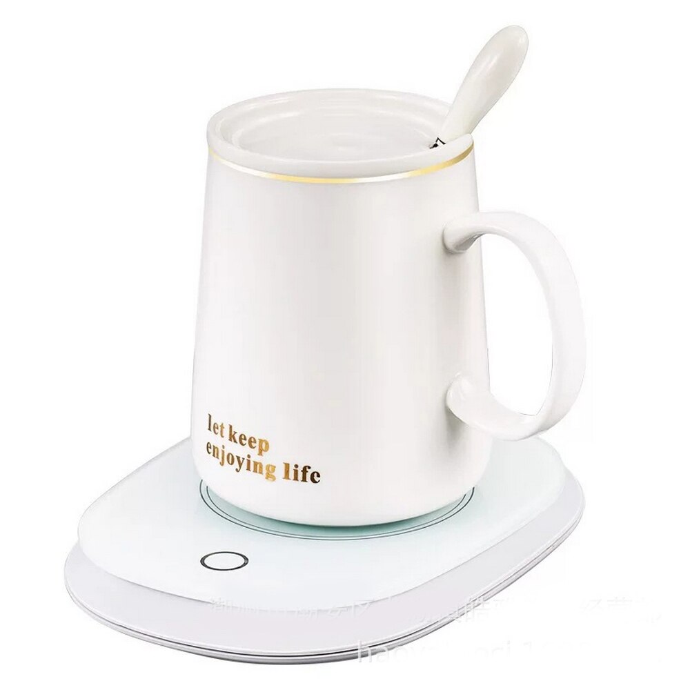 Varmemelk kaffekrus selskapet enhet kopp keramisk intelligent termostat kopp automatisk induksjonsisolasjon utgangspunkt kopp: dalbane måke kopp
