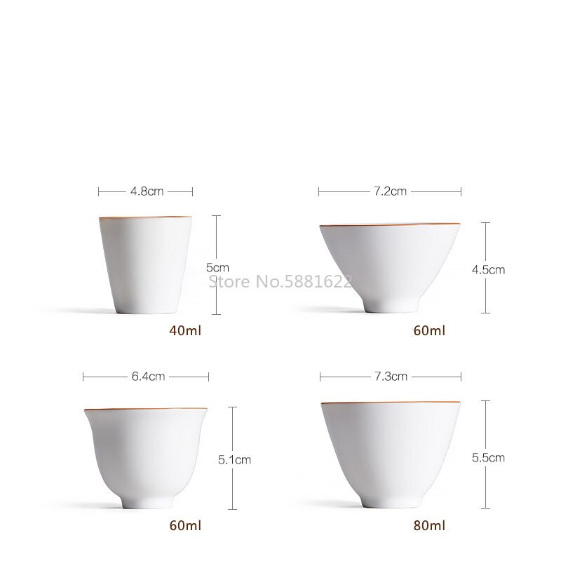 White Ceramic Tea Cup Ceramic Teacups Porcelain Cup