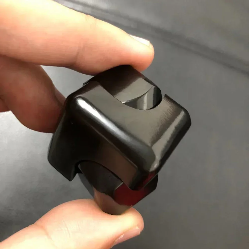 Metallinen kuutio pyörivä sormenpäägyroskooppi fidget anti stress lelut aikuisille toimisto koti matkailu kannettava spinner lelut joulu