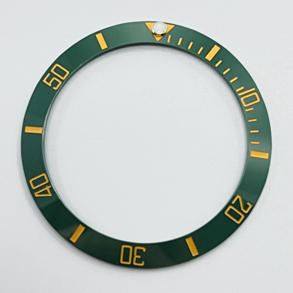 38mm GMT sub Keramik Lünette Schräge Taucheruhr Einsatz Uhr Ersetzen Zifferblatt Uhr Lünette Einsätze Ring