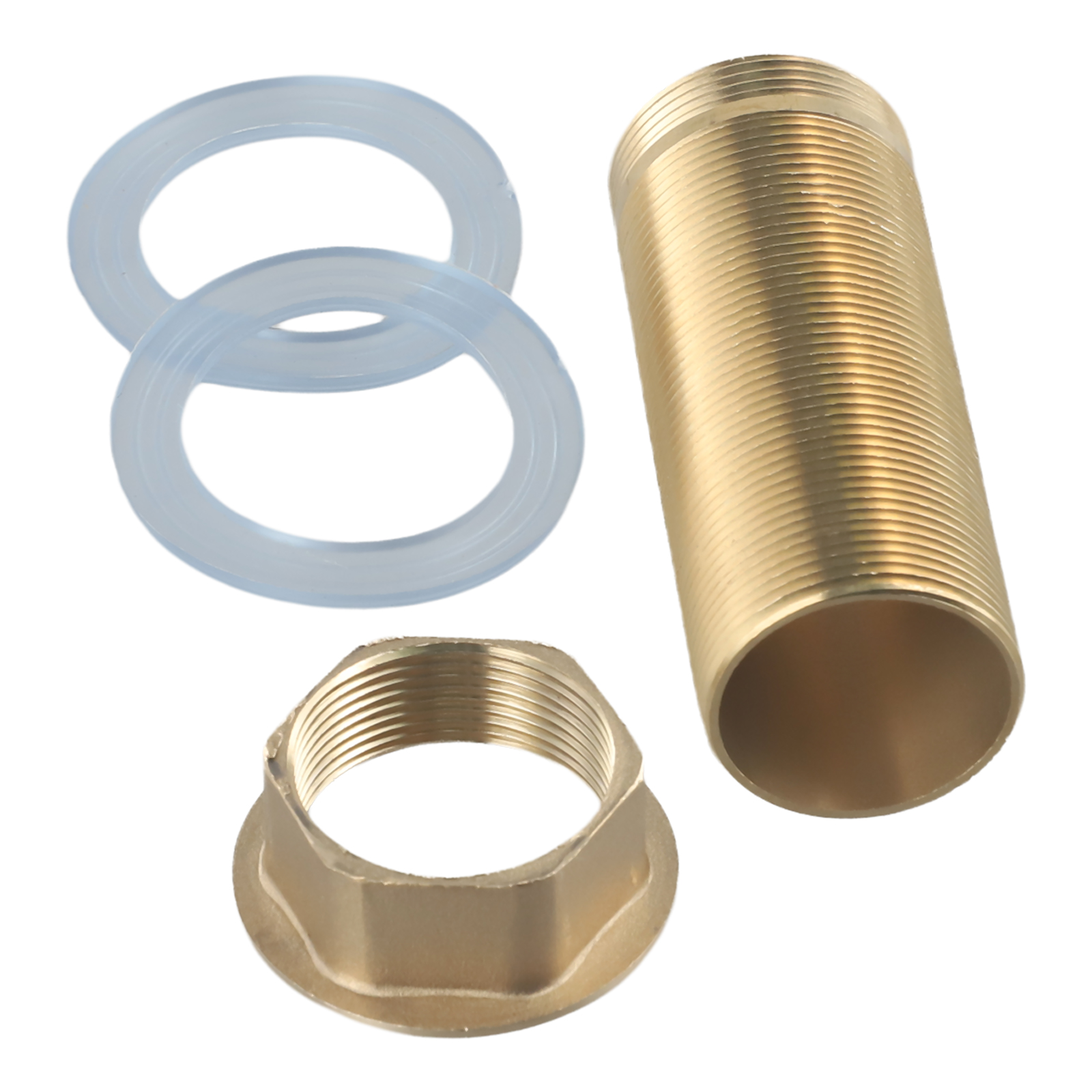 Kit de réparation de robinet mitigeur de lavabo de cuisine, écrou de Tube en laiton fileté, pièces d'installation, écrou d'environ 32mm: Argent