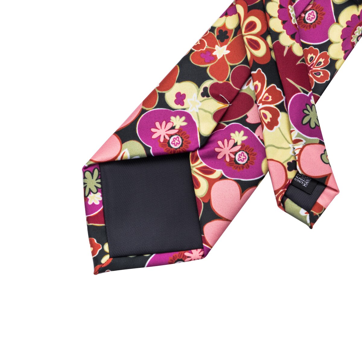 Hi-Tie Men's Tie Red Floral Luxury Silk Large NeckTie Neckwear Plaid Ties for Men Formal Dresses For Men Wedding Business