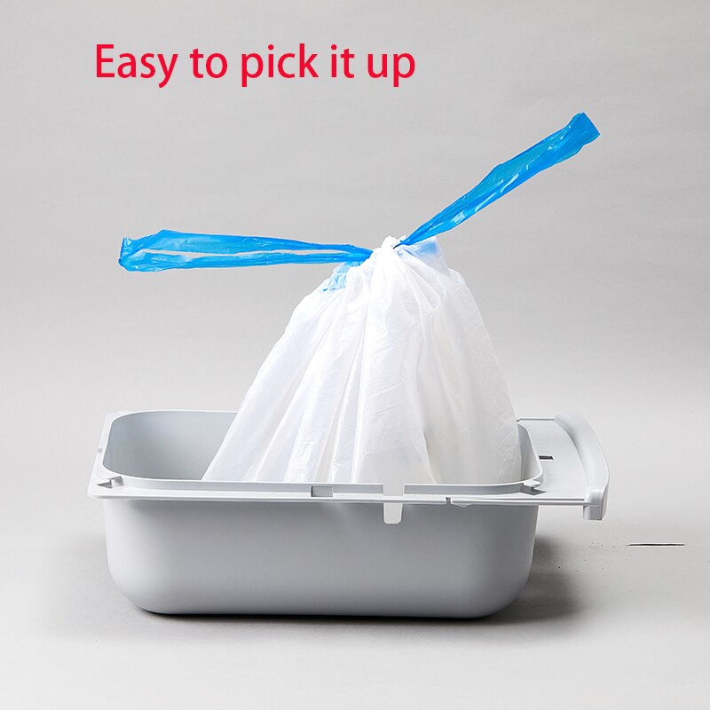 Petkit pooppose til automatisk selvrensende kat toiletbakke boks 2 rulleposer med håndtag håndfri snavset til kattebakke pande