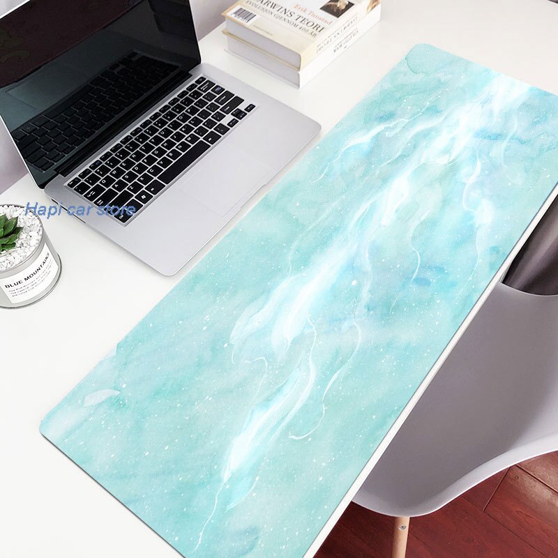 Large Marble Desk Pad Mouse Pad Gamer Waterproof Kawaii Desk Mat Computer Keyboard Table Decoration Cover Gaming Player Mice Mat