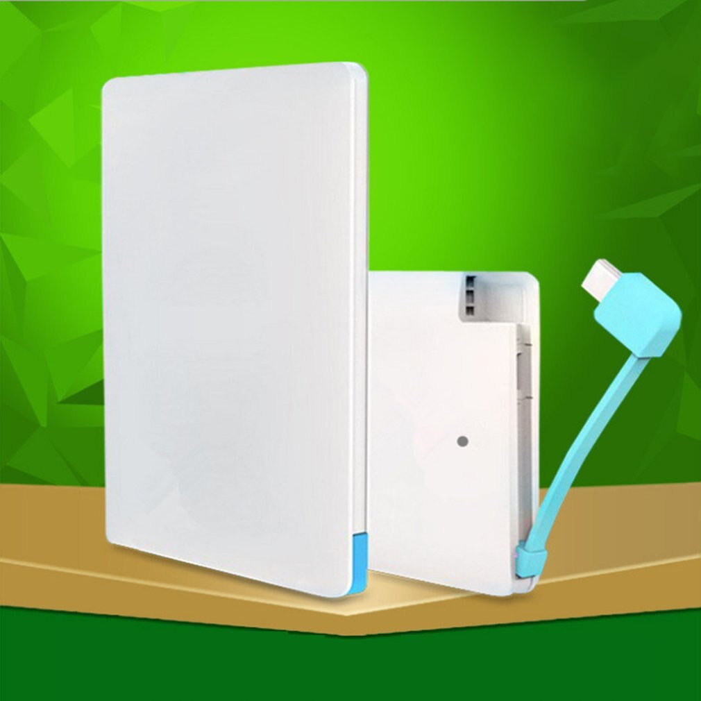 Ultra-thin 3000MAH Power Bank Portable External Battery Pack Mobile Phone Charging Power bank Outdoor Travel