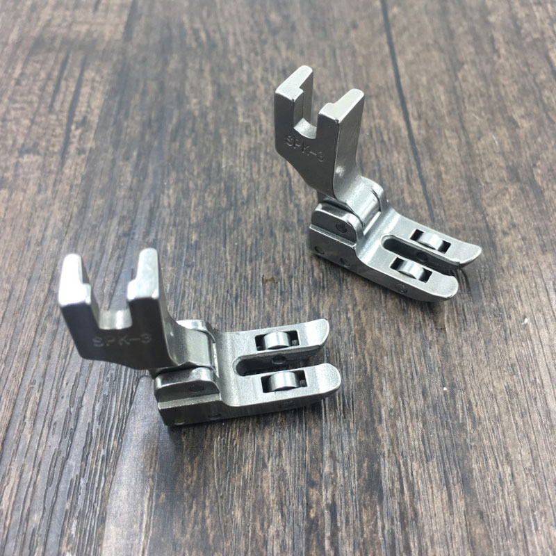 PVC Leather DIY flat-seaming presser Feet set sewing machine ROLLER FOOT Bearing Wheel Presser Feet Industrial Sewing Machines