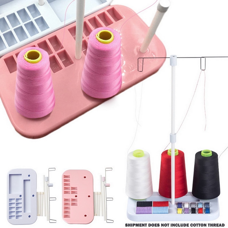 Thread 3 Spool Holder Stand Rack Sew Quilting for Home Sewing Machine Sewing Thread Organizer Spool Stand Holder