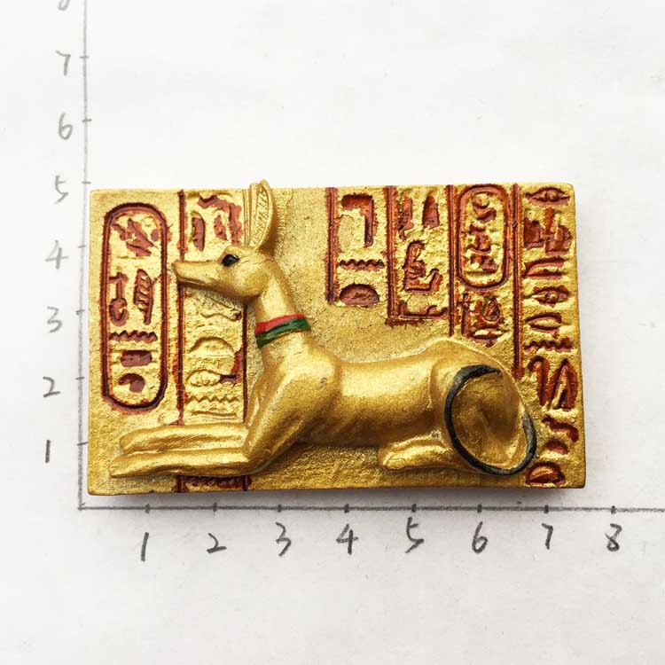 Egyptiske indretningsmagneter til kunsthåndværk 3d harpiks egypten turist køleskabsmagnet souvenir køkkentilbehør dekoration hjem: 14