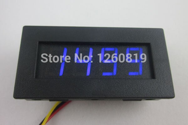 DC 12 V Toerenteller 4 Digitale RPM Meter Blauwe LED Speed Meter + Hall Proximity Switch Sensor NPN