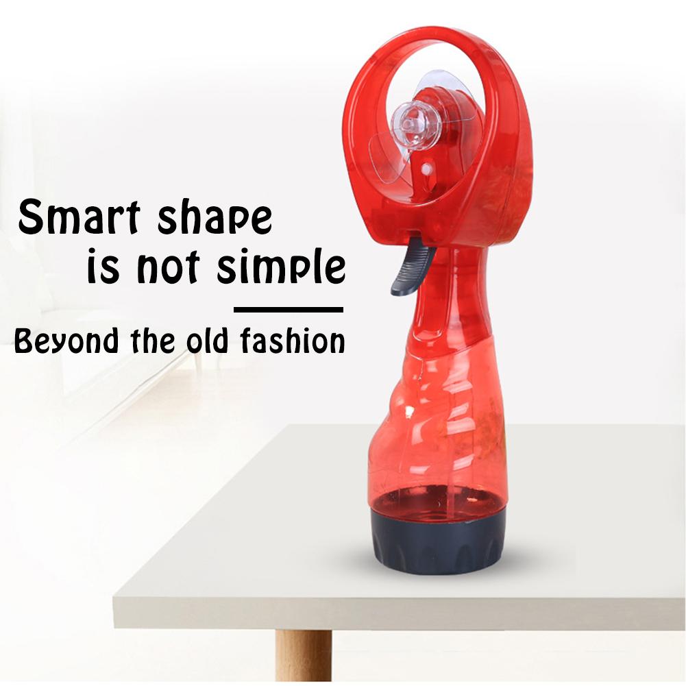 Mini Portable Handhold Water Mist Fan 2In1 Functions Powerful Fan Water Cooling Spray Fan Humidification Fan For Outdoor Travel