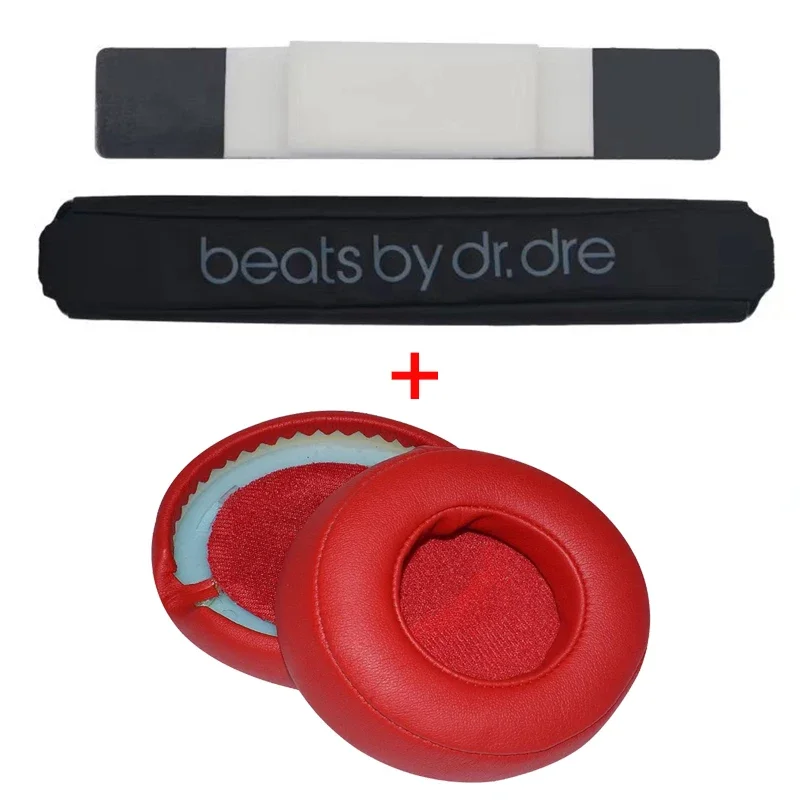 Reparasjon av erstatningshodebånd til beats av dr. dre pro detox-hodetelefoner, hodebånd og ørykte i pu og mykt minneskum: Brun