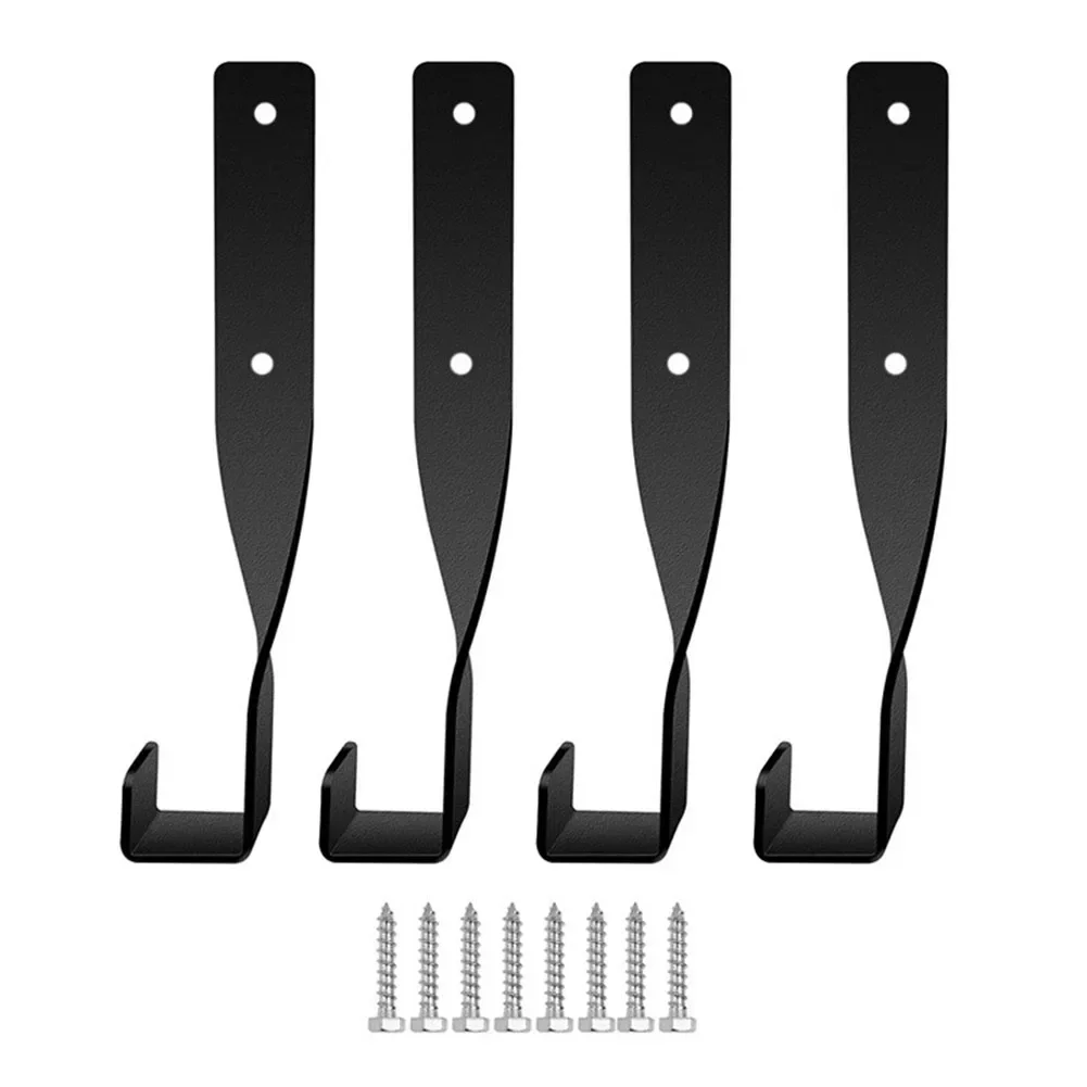 Wall Mount Chainsaw Hooks Holder Backpack Blower Rack Accessories Garden Tool Hanging Storage Hanger Heavy Duty Bracket Hooks: Brown