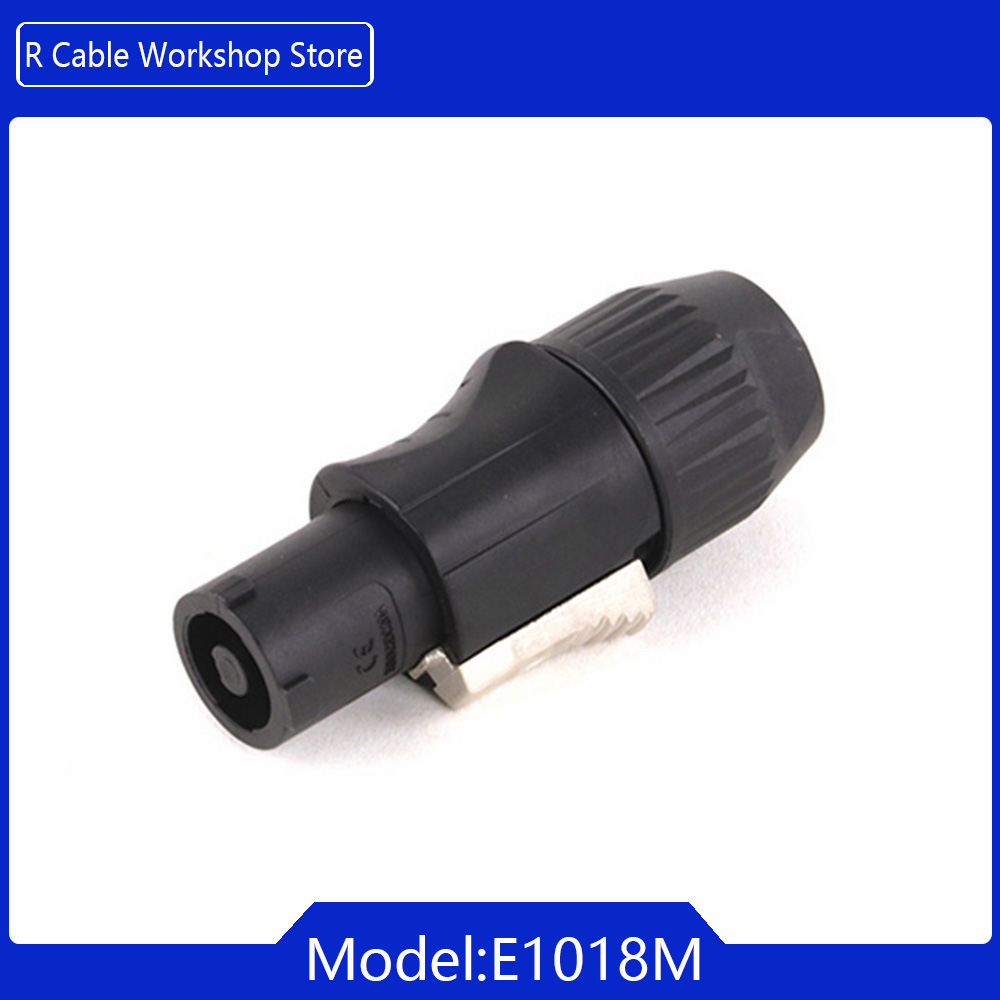 2pcs 3Pins IP65 Waterproof Locking Powercon Connector 20A 250V Power Male Plug or Female Chassis Socket Connector: Pink