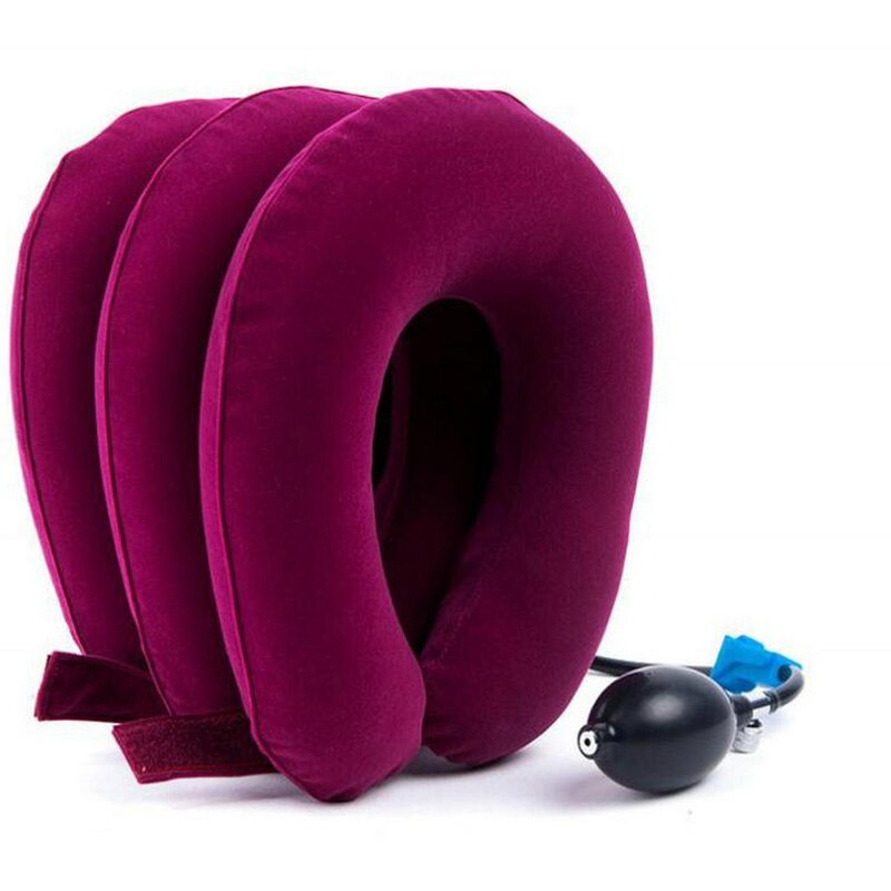 Zachte U Nekkussen Lucht Opblaasbare Kussen Kussen Cervicale Brace Nek Schouder Pijn Relax Ondersteuning Massager Kussen Apparaat Tractie