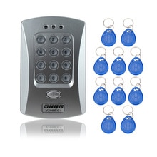 V2000-C RFID card reader keypad controller for access control door locks system support extra reader 1000 users digital locks