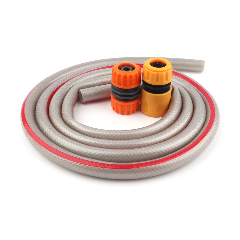 5m 10m 15m 1/2" Explosion Proof Garden Hose Hi Car Washing Hose Home Garden Flower Lawn Irrigation Pipe VZ 2 Connectors