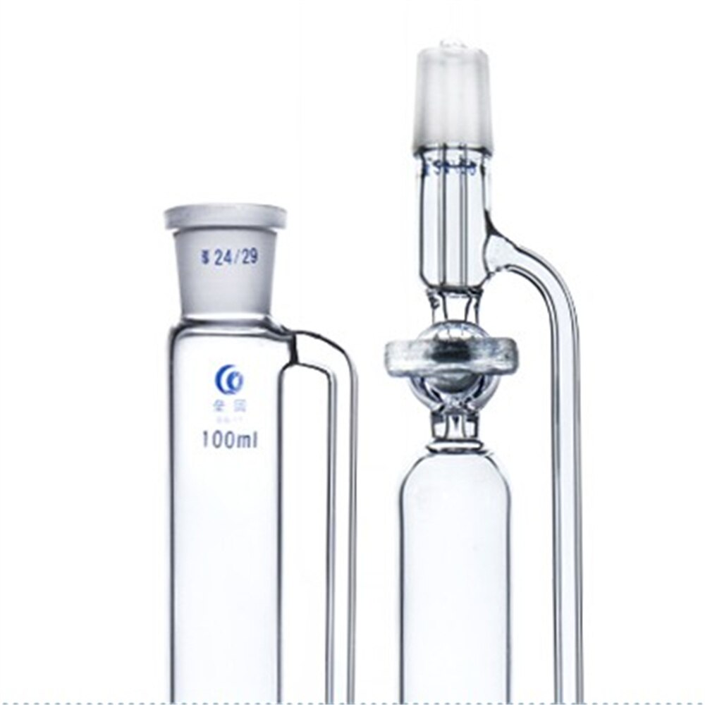 100 ml 24/29 De Equalização de Pressão Laboratório Conjunto Gota Funil Coluna Com Torneira De Vidro