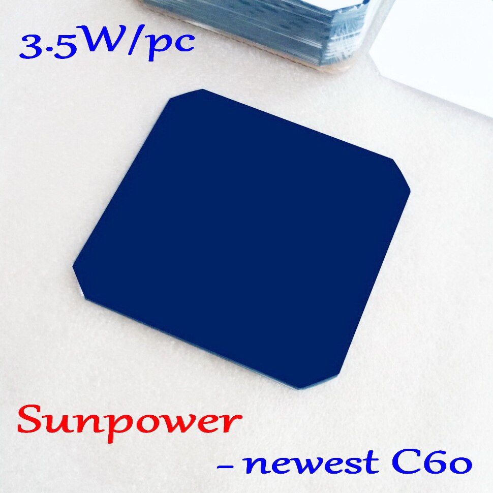 Sunpower flexible solar cell 24% high-efficiency monocrystalline solar panel cells 10pcs+extra 10pcs anti-static finger cots