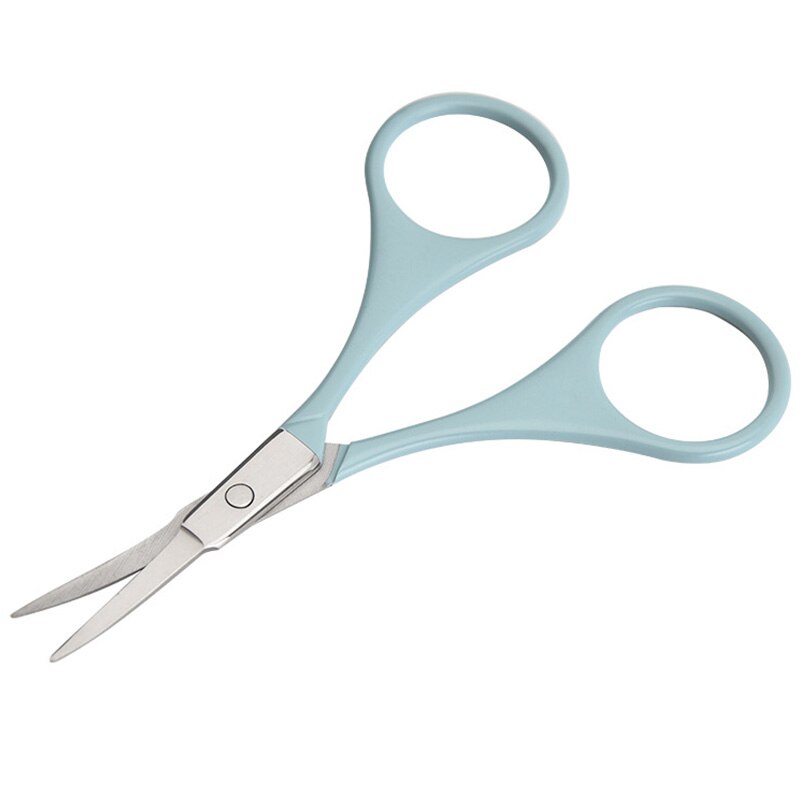 Ciseaux à cils à sourcils professionnels de tondeuse droite ou angle outil d'extension de faux cils