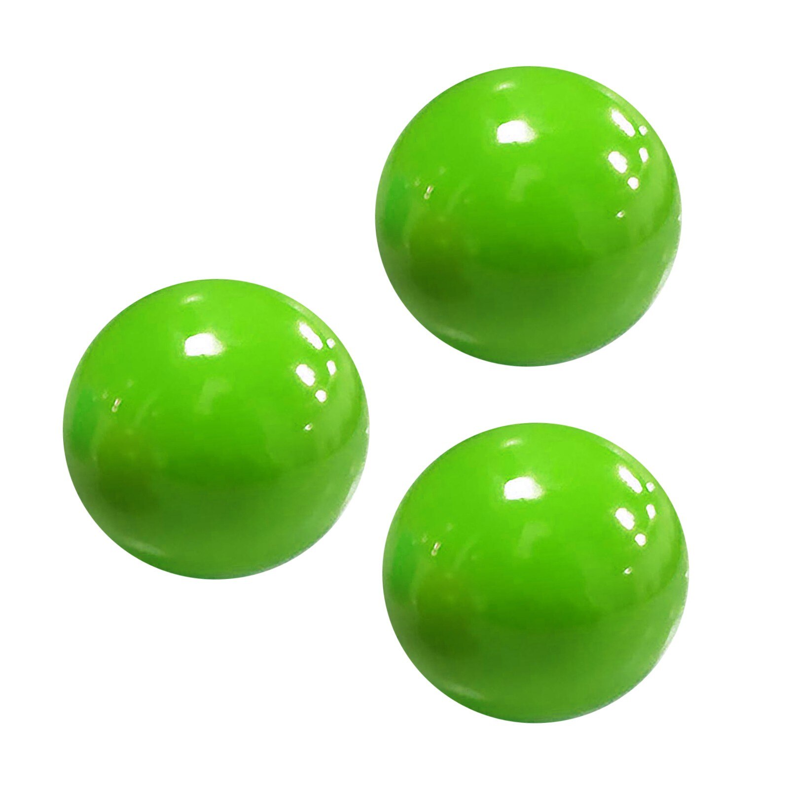3Pcs Sticky Ballen Gooien Op Plafond Decompressie Bal Kleverige Squash Bal Zuig Decompressie Speelgoed Kleverige Doel Bal Kinderen: Green 3pcs