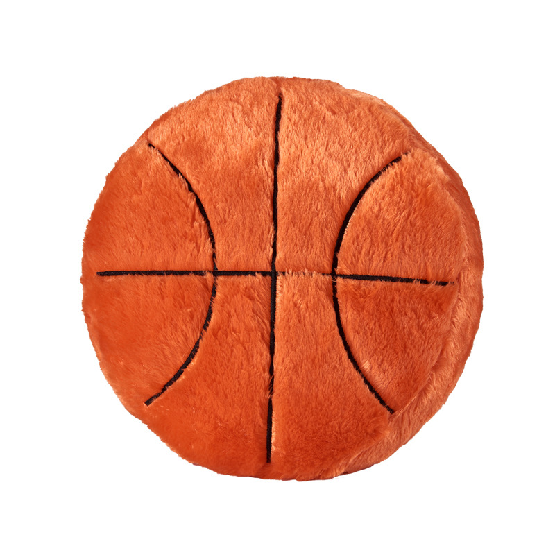 1pc bløde bløde sofapuder sportspuder pude til stuen boligindretning basketball fodbold-formet pude