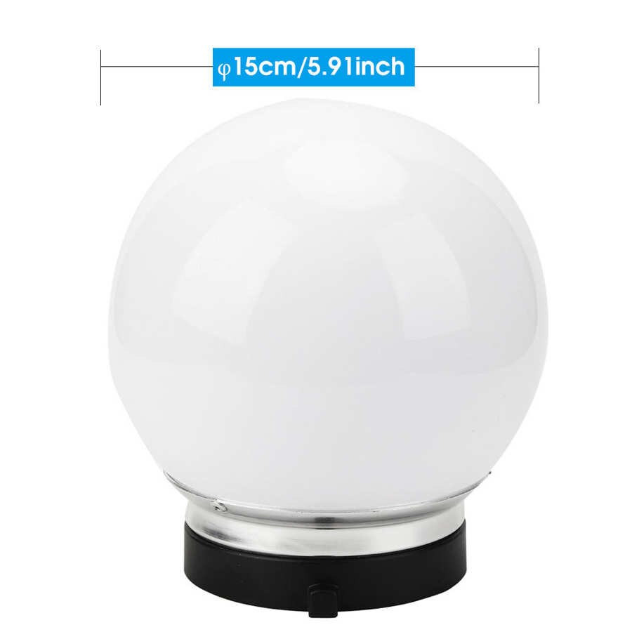 15cm Soft Light Diffuser Ball General Flash Lampshade for Bowens Mount Light Flash Diffuser Photograpic Studio Accessories