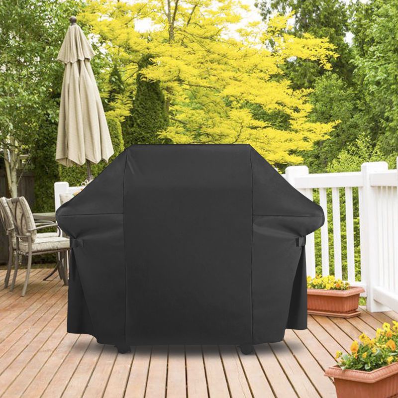 Bbq cover udendørs støv vandtæt weber grill cover regn beskyttende grill cover til weber 7107 genesis 300 series gasgrill