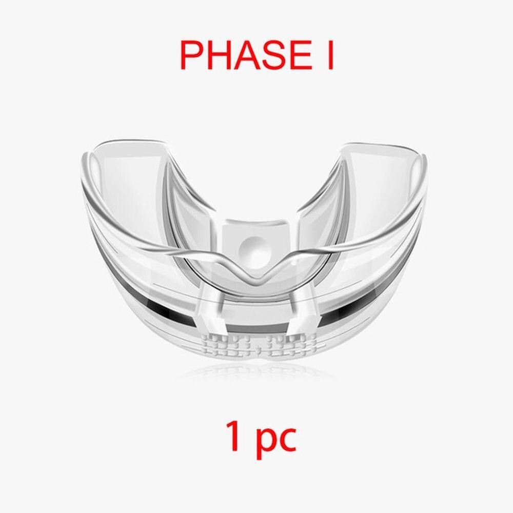 transparent Kieferorthopädische Hosenträger Zahnspangen Instanted Silikon Lächeln Zähne Ausrichtung Trainer Zähne Halter Mundschutz Hosenträger: 01