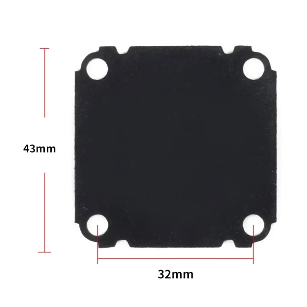 5 Arten Gummipolster für Luftkompressor, Druckschalter, Zylinderkopf-Gummidichtungen, Unterlegscheiben, Schalter, pneumatische Teile: Schwarz
