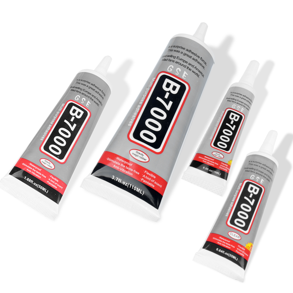 B7000 – colle universelle pour réparation de téléphone, adhésif de précision pour bricolage, 15ML, 25ML, 50ML, 110ML, 2 ou 5 pièces
