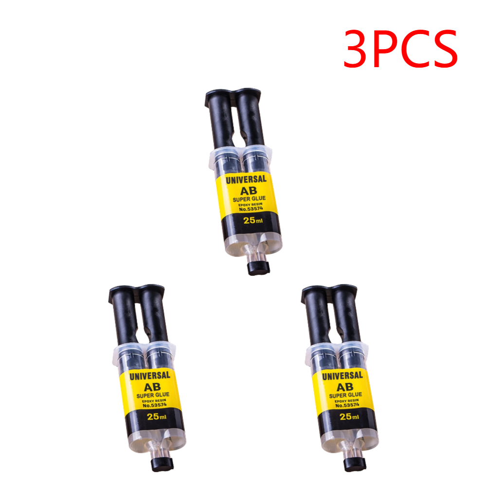 25/125ML Epoxy Resin AB Glue Strong Adhesive Waterproof Liquid Glue Repair Agent Metal Plastic Wood Glass Ceramics Repair Tools: Blue