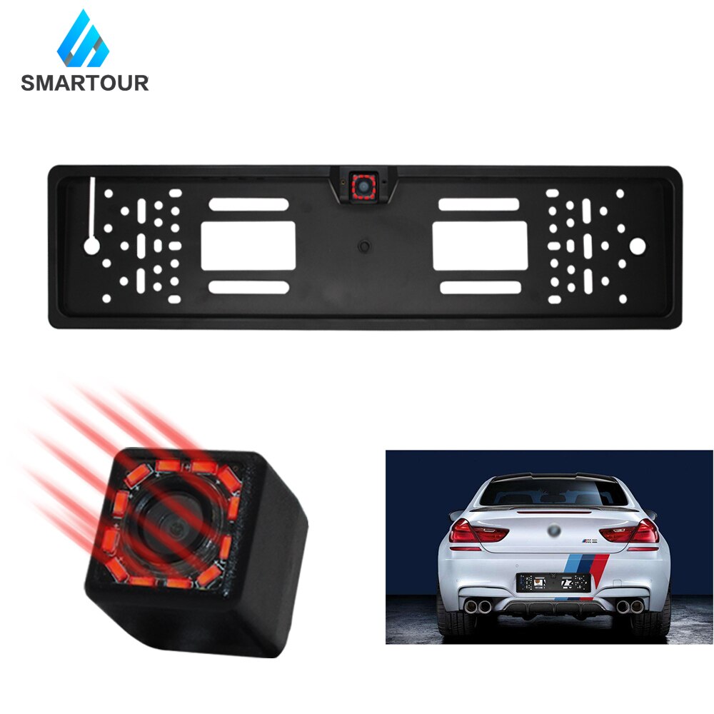 Smartour Car Rear View Camera Night Vision Wide Angle HD Color Image Waterproof Universal Backup Parking Reverse Camera: Default Title