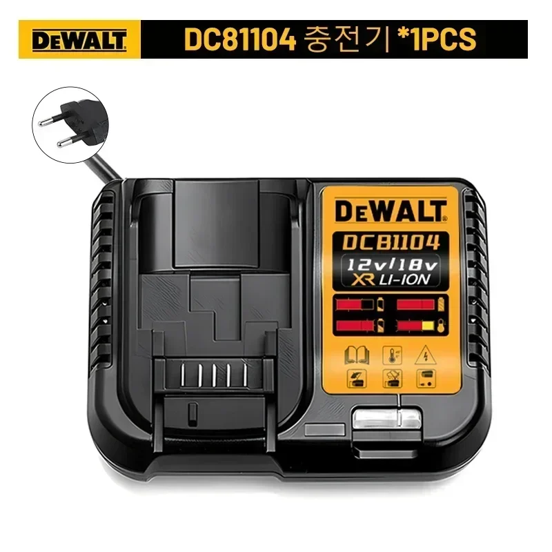 DCB200 Original DEWALT Battery 20V/60V 9000mAh，dewalt 20v battery，DCB205 DCB206 DCB209 Power Tool Battery，dewalt charger: Orange