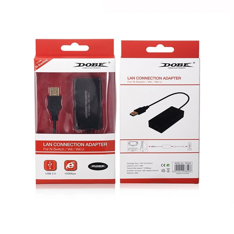 Pour Nintendo Switch/pour Wii/pour Wii U Lan adaptateur de connexion USB Ethernet carte réseau 100Mbps USB 2.0