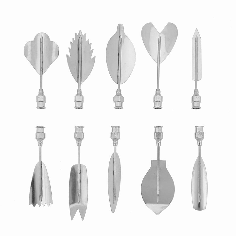 11 pièces Rose 3D gélatine gelée fleur moule pouding gâteau décor Art aiguilles outil