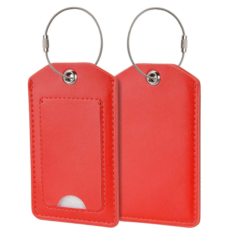 Mode PU Leer Bagage Tags Reizen Accessoires Koffer ID Adres Holder Bagage Boarding Tag Draagbare Label