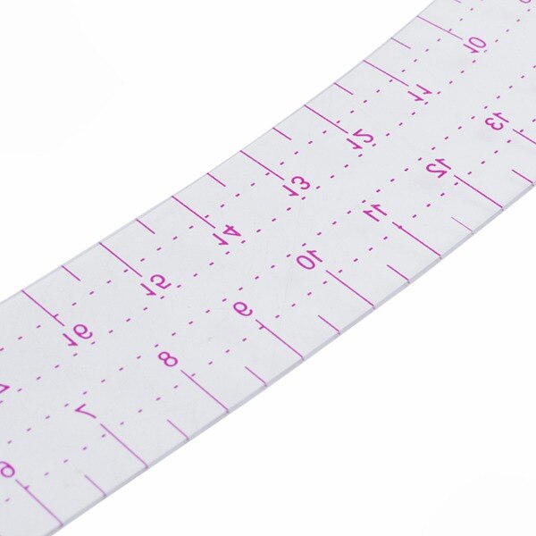 SODIAL(R) 11.8&quot; Long Comma Shaped Plastic Transparent French Curve Ruler Spline