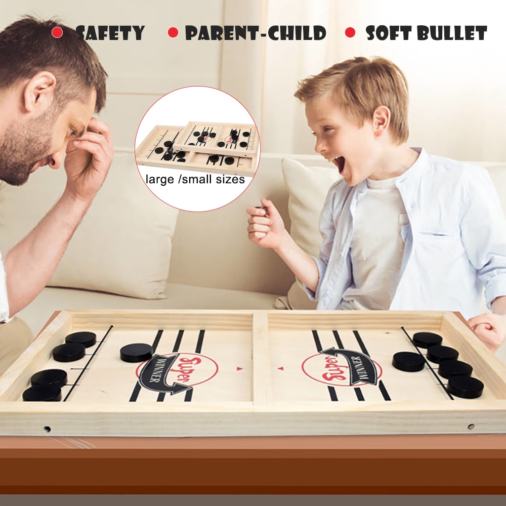 Jogo de tabuleiro de hockey, brinquedo super vencedor de jogo de tabuleiro e festa em estoque para família de crianças adultos