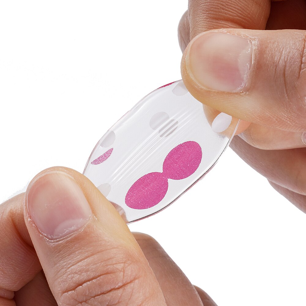 12 stk tromme mute pads sæt silica gel dæmpere lyddæmper dæmpnings pad percussion instrument tilbehør: Rød plet