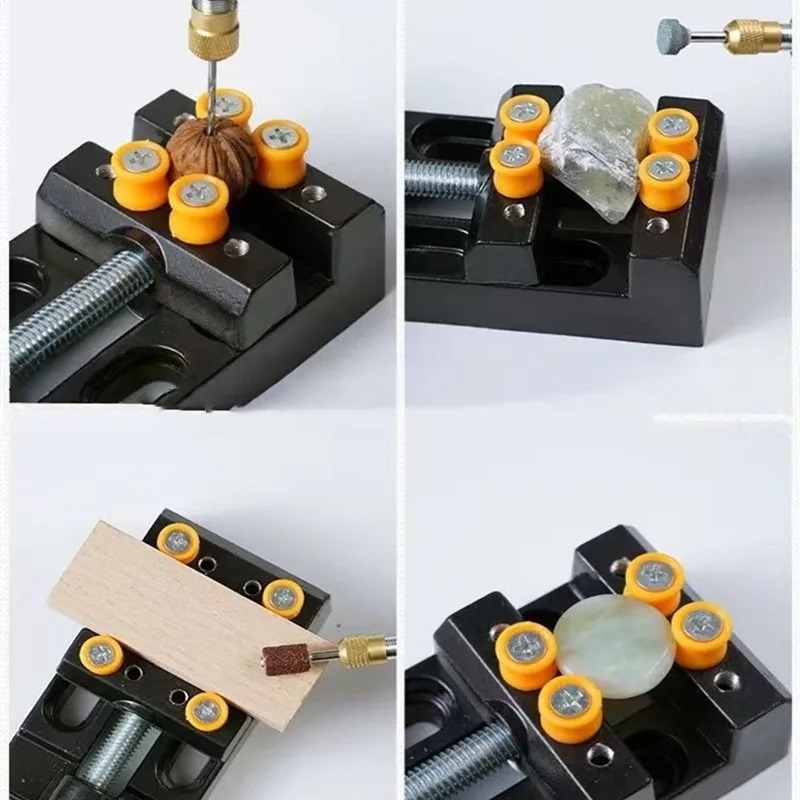 Bench vise, multi-functional household self-closing clamp, general-purpose clamp, work bench vise, mini flathead pliers