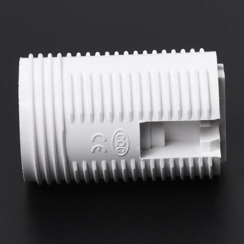 Plastic Shell Screw Type E14 Bulb Light Lamp Holder Socket AC 250V 2A
