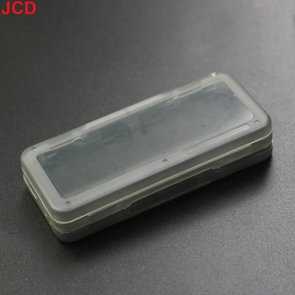 Jcd 4In1 Voor Schakelaar Cartridge Slots Game Card Opbergdoos Game Card Opslag Houder Case Voor Micro Sd Geheugenkaarten games Kaarten: LIGHT BLUE