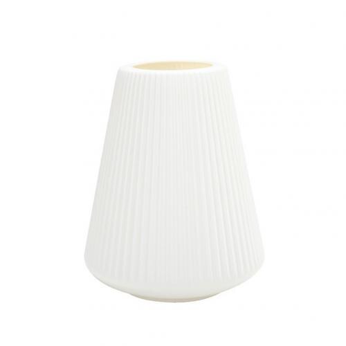 Flower Vase Decoration Home Plastic Vase White Imitation Ceramic Flower Pot Flower Basket Nordic Decoration Vases for Flowers: Milky White
