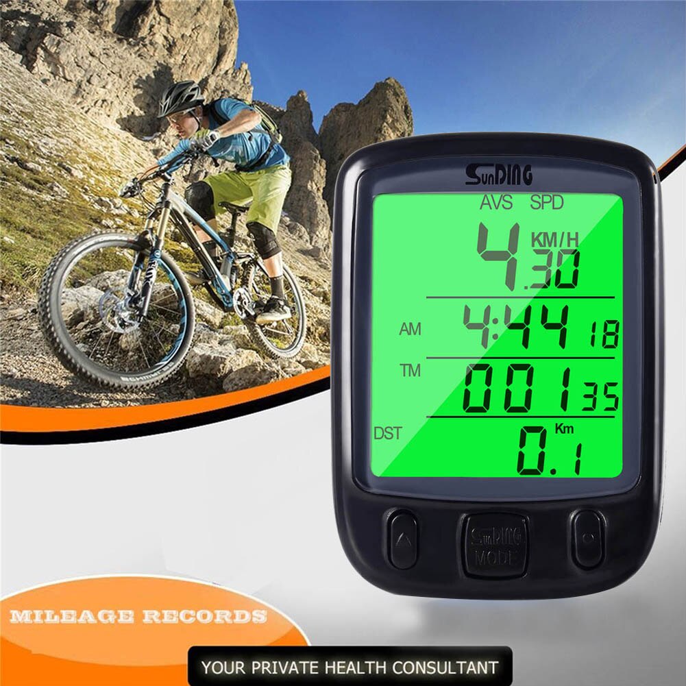 563B Waterproof Bicycle Speedometer Backlight Disp... – Grandado