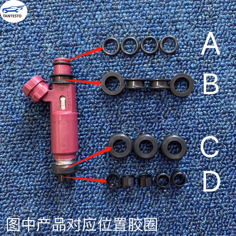 Voor Mazda 3 M3 Horse3 1.6 Brandstofinjector rubberen ring, afdichtring 195500 -3310: Default Title