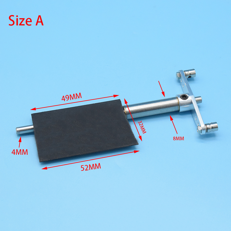 Timón de dirección de nailon para barco de control remoto, timón sumergido con brazo Servo para 50cm-160cm, modelo de barco de pesca de remolcador marino a escala, 1 unidad: Blanco