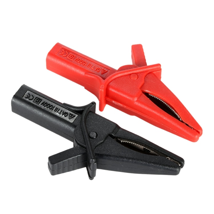 Hantek HT18A Krokodilklemme 2 stücke Große Delfin Elektrische Gator Clip Für Digitale USB Oszilloskop Automobil Werkzeuge Zubehör