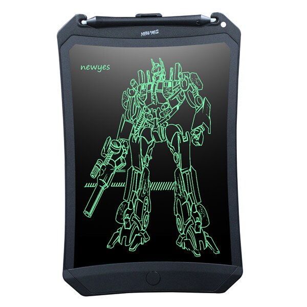 NeWYeS 8.5 ''Robot LCD écriture tablette numérique bloc-notes électronique graphique tablettes dessin Pad avec stylo stylet enfants jouet: Black