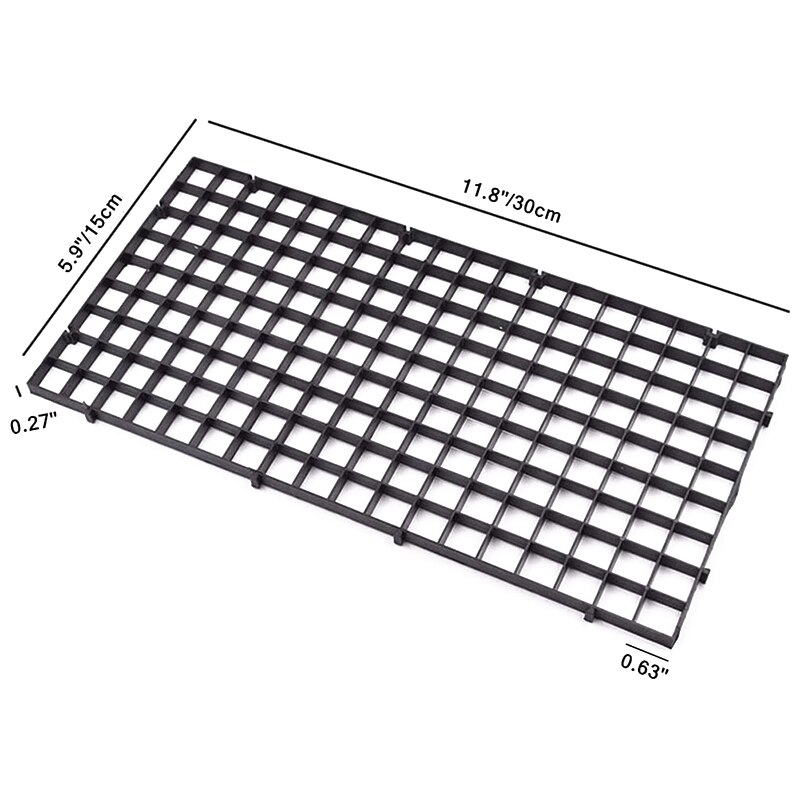 ! Aquarium Divider Tray Plastic Mesh Aquarium Egg Box Light Diffuser, Fish Tank Divider Filter Bottom Isolation